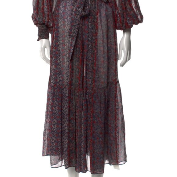 NWOT ULLA JOHNSON Xenia Dress in Twilight XS $895 - Picture 8 of 8